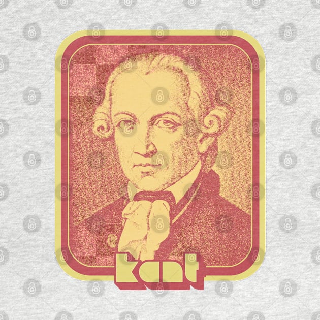 Immanuel Kant /// Retro Aesthetic Fan Art by DankFutura